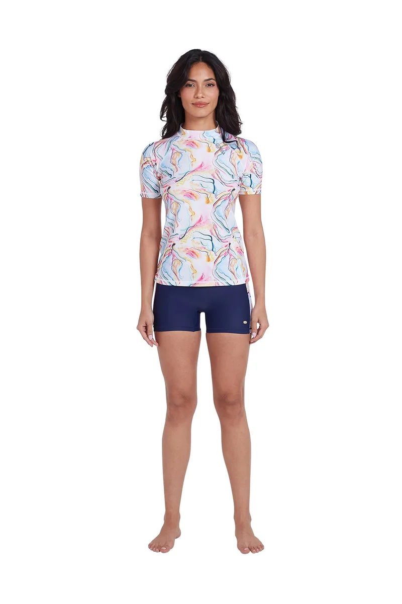 COEGA SUNWEAR COEGA  Ladies Ladies Shorts Surf - Blue Pink Marble